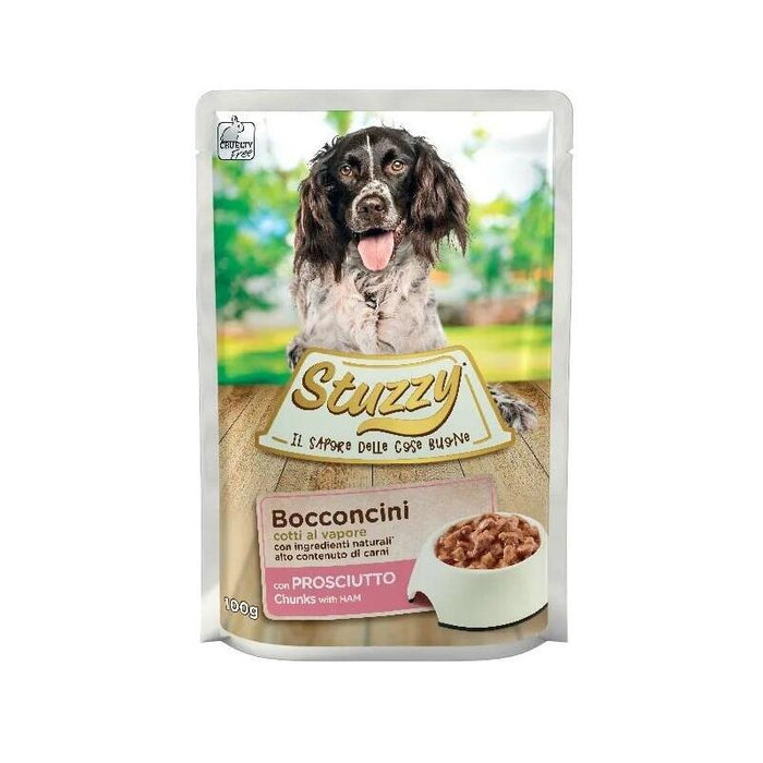Comida Húmeda Para Perros Stuzzy Chunks With Ham  100 G
