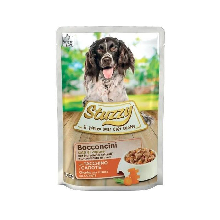 Comida Húmeda Para Perros Stuzzy Chunks With Turkey And Carrots  100 G