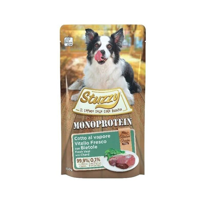 Comida Húmeda Para Perros Stuzzy Monoprotein Veal With Chard  150 G