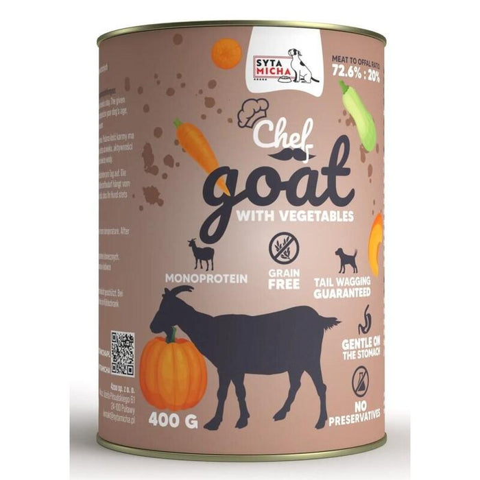 Comida Húmeda Para Perros Syta Micha Chef Goat With Vegetables  400g