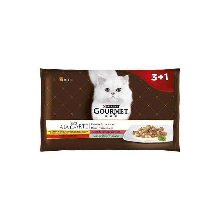 Comida Para Gato Gourmet A La Carte Mp 4x85g