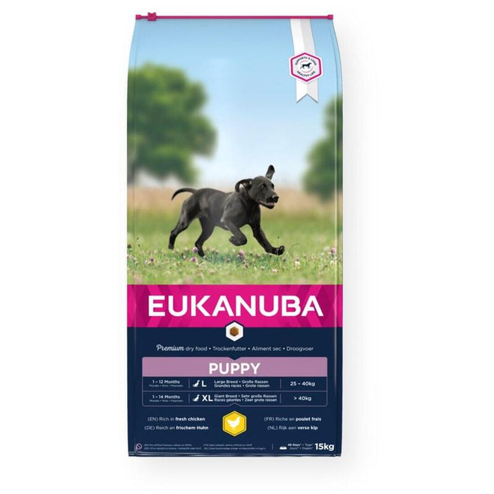Comida Para Perros Eukanuba Cachorro En Crecimiento Raza Grande 15 Kg