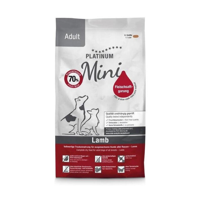 Comida Para Perros Platinum Adult Beef Mini  Semihúmeda - 900g