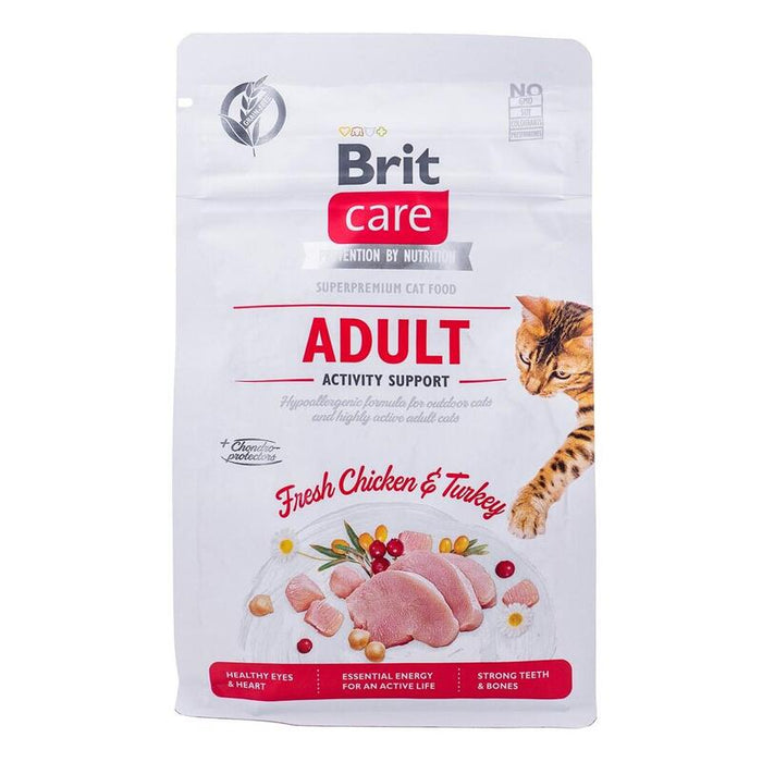 Comida Seca Para Gatos Brit Care Grain Free Activity Support Adult  400 G