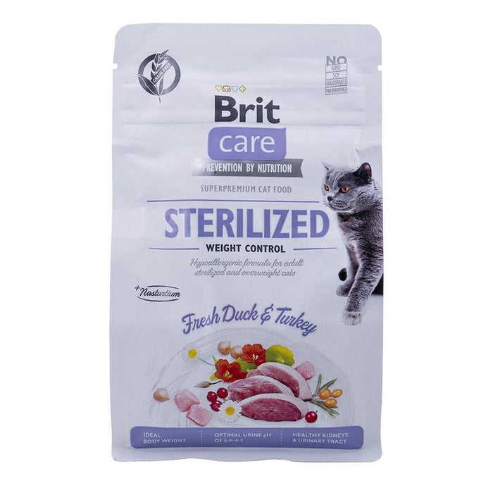 Comida Seca Para Gatos Brit Care Grain-Free Sterilized Weight Control   400 G