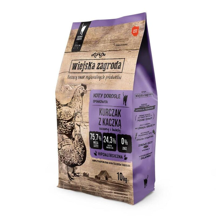 Comida Seca Para Gatos Country Farm Pollo Con Pato  10 Kg