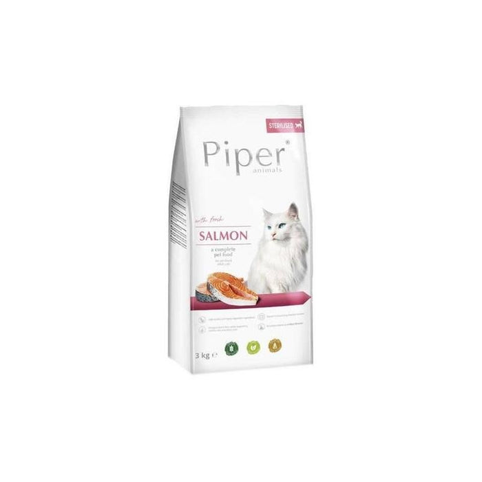 Comida Seca Para Gatos Dolina Noteci Piper Animals With Salmon  3 Kg
