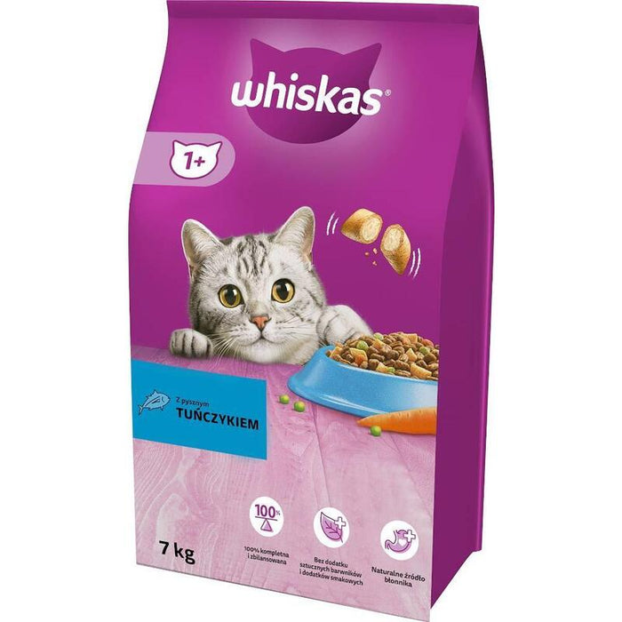 Comida Seca Para Gatos Whiskas Cat Adult Con Atún  7 Kg