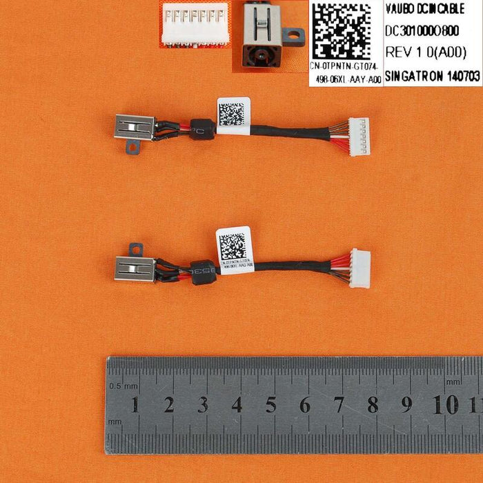 Conector Dc Jack Para Portátil Dell M3800 Xps15 9550 Pj808 Dc301000o800