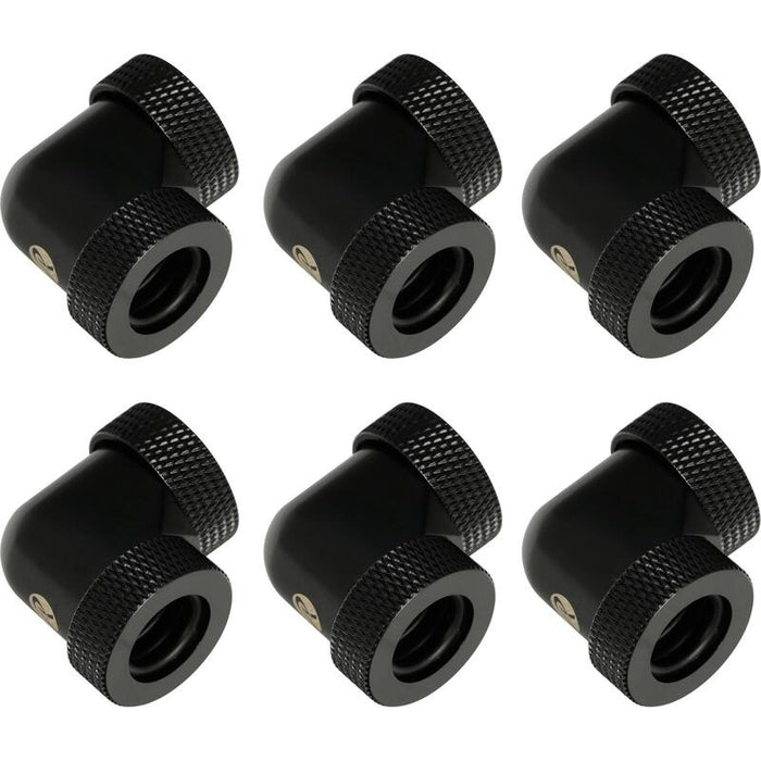 Conexión Raijintek Pelias Black- D140906, Negro, 6 Piezas 0r40b00228