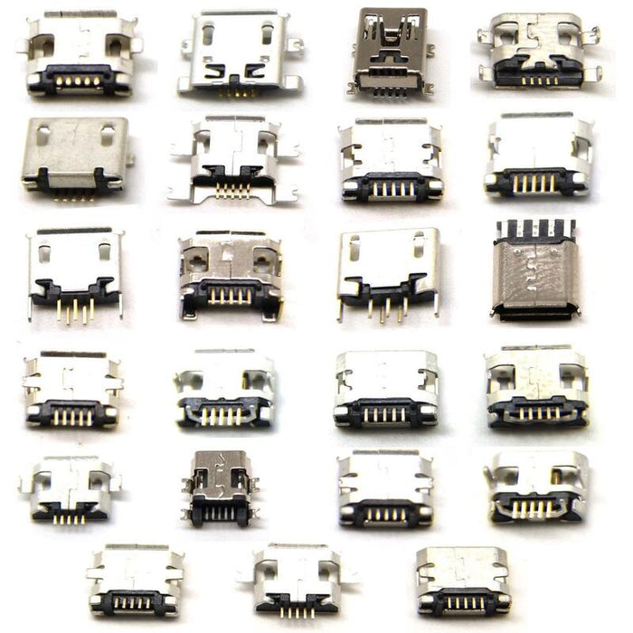 Conjunto De 240 Conectores Micro Usb Para Dispositivos Móviles Lenovo Huawei Xiaomi Samsung