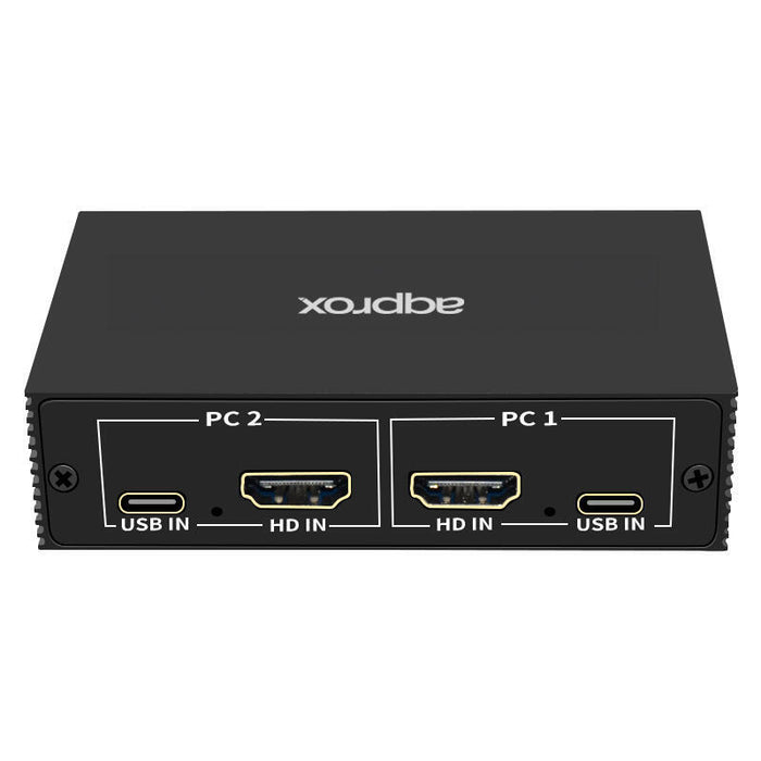 Conmutador Kvm Hdmi Y Usb De 2x1 4k/30hz (3840*2160)