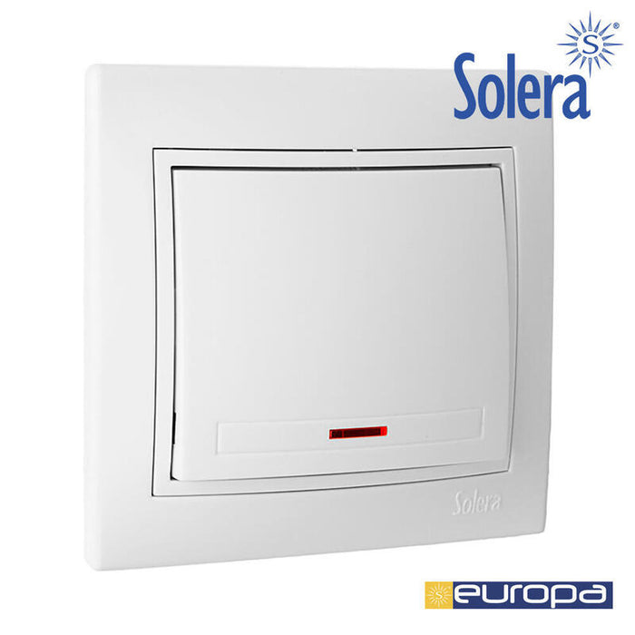 Conmutador/Interruptor Luminoso 10ax 250v S.Europa Solera Erp02ilu