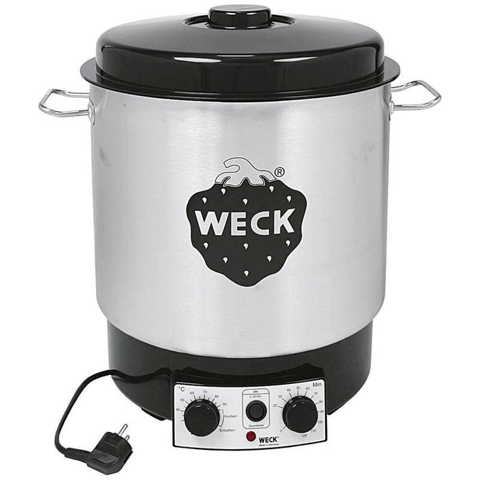 Conservadora Weck De Acero Inoxidable Con Reloj.