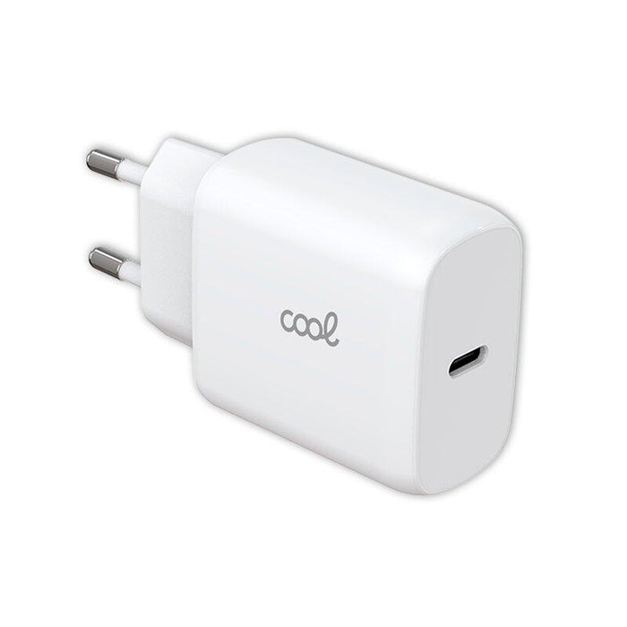 Cool Cargador Red  Fast Adapt. (Pd) Tipo-C (25w) Blanco