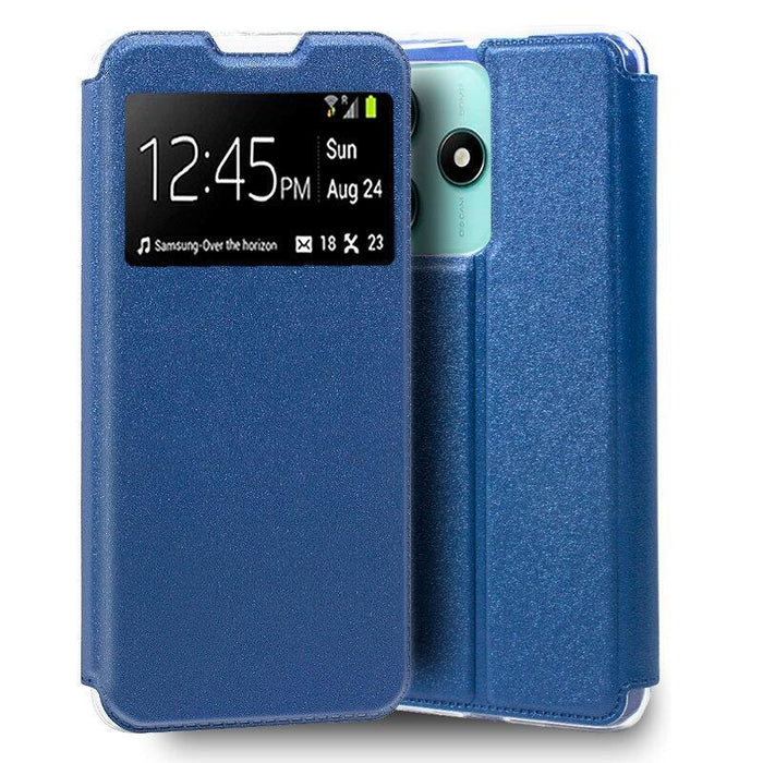 Cool Funda Flip Cover Xiaomi Redmi Note 14 5g Liso Azul