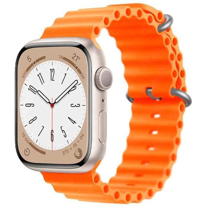 Correa Apple Watch 42/44/45/49mm Wave Naranja