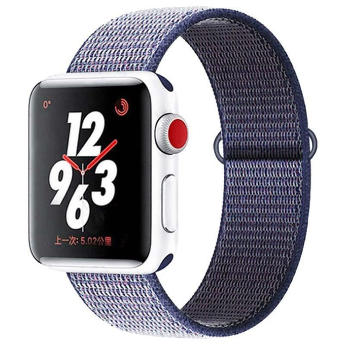 Correa De Nailon Apple Watch 42/44/45/49mm (Azul)