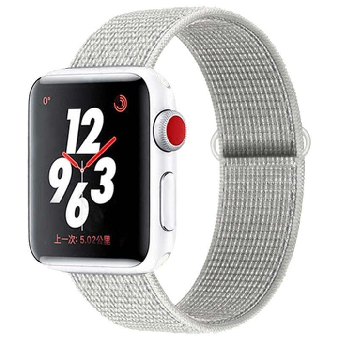 Correa De Nailon Apple Watch 42/44/45/49mm (Blanco)