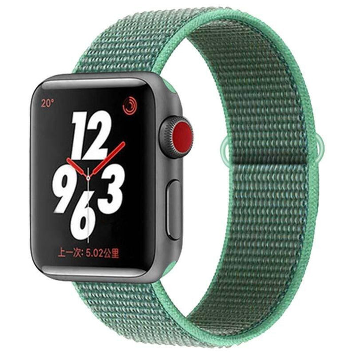 Correa De Nailon Apple Watch 42/44/45/49mm (Verde)