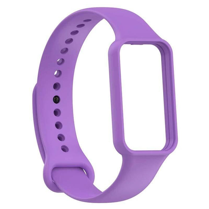 Correa De Silicona Amazfit Band 7 Morado