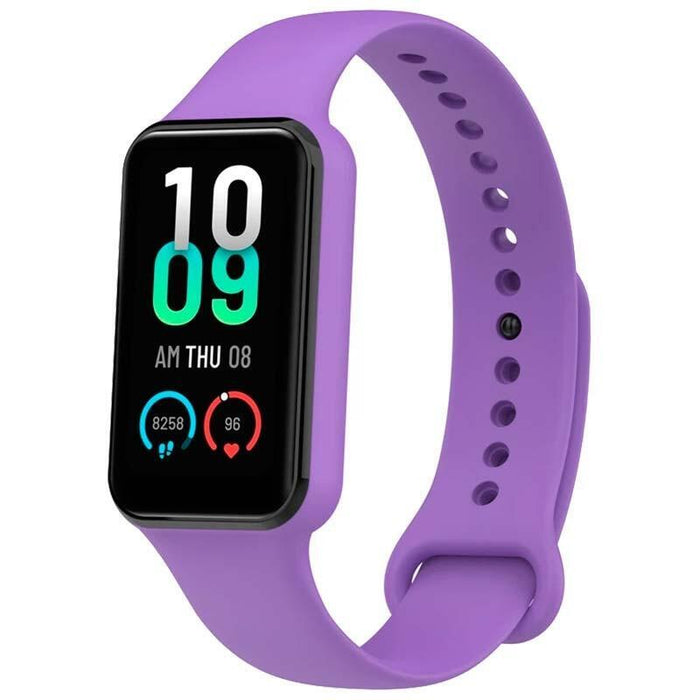 Correa De Silicona Amazfit Band 7 Morado