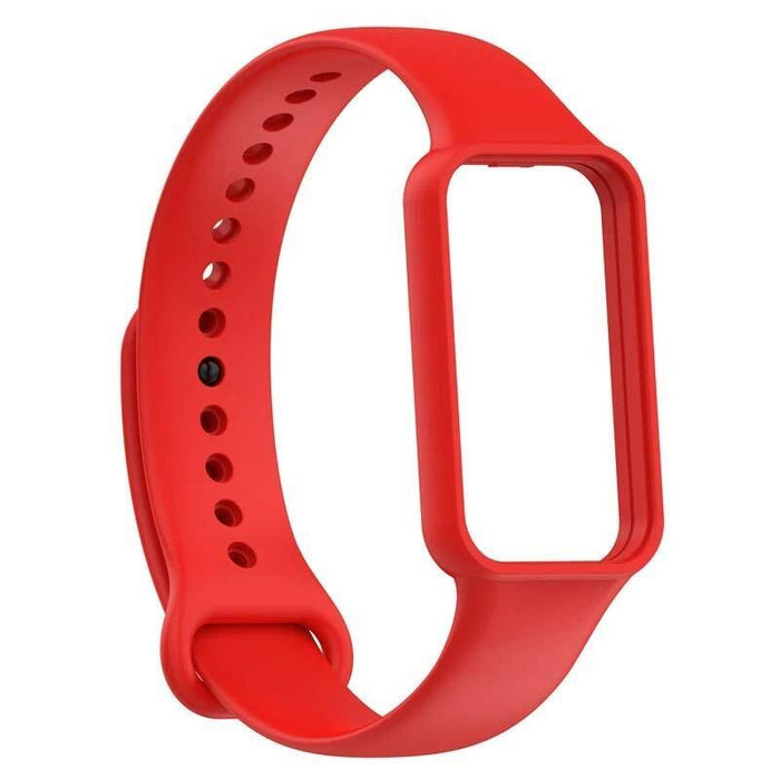 Correa De Silicona Amazfit Band 7 Rojo