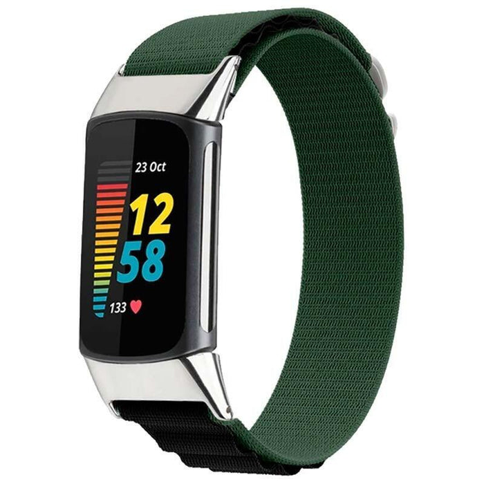 Correa Fitbit Charge 5 / Charge 6 Nailon Verde
