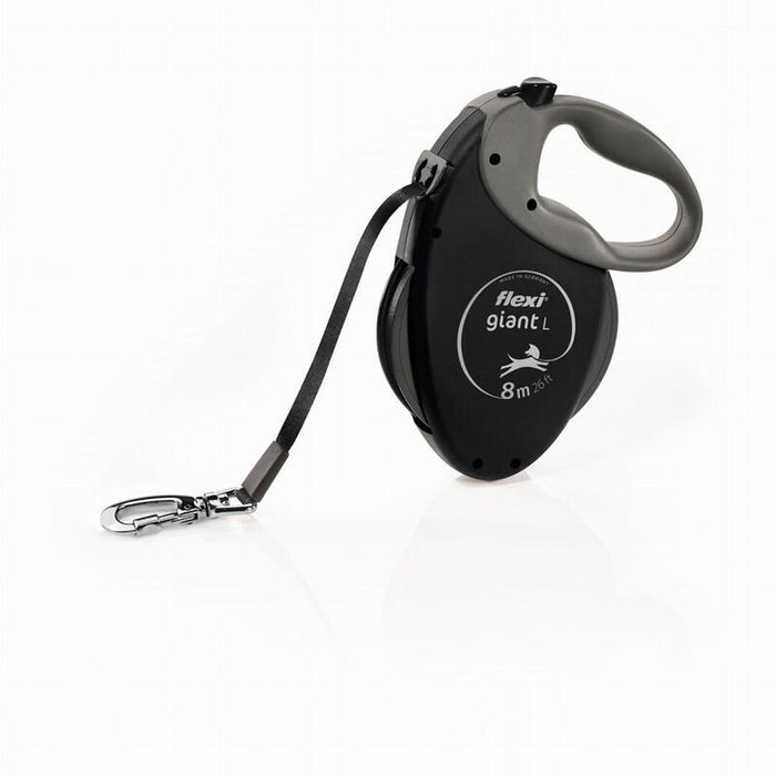 Correa Flexi Giant Cinta Black Edition Retráctil Para Perros - 8 M