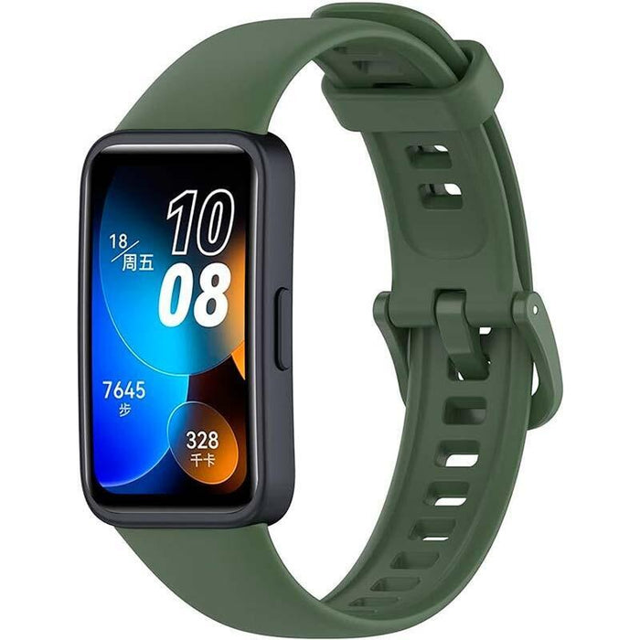 Correa Huawei Band 8 / Band 9 Silicona Verde Oscuro