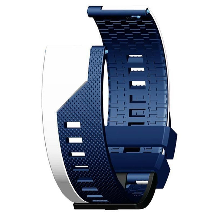 Correa Universal Stripe 22mm Para Smartwatch Xiaomi/Amazfit/Samsung/Huawei/Realme/Ticwatch (Azul)