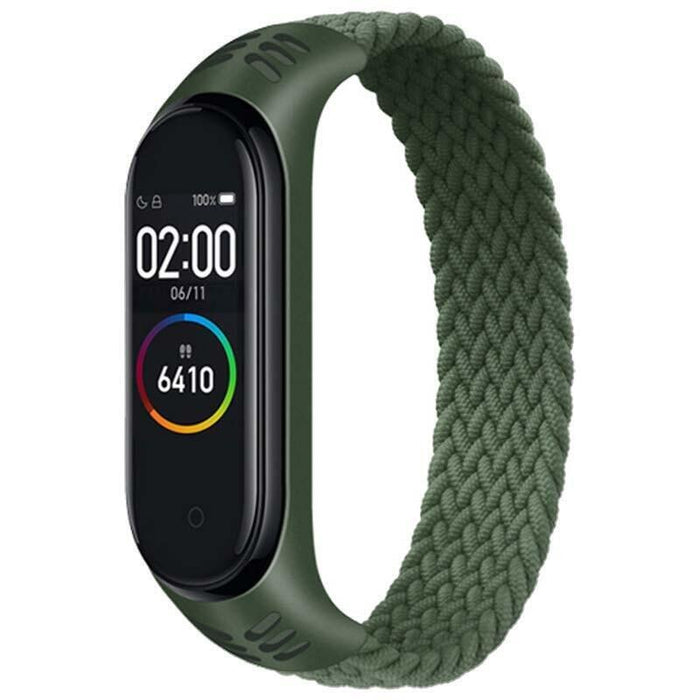 Correa Xiaomi Mi Smart Band 6 / Mi Band 5 / Amazfit Band 5 Tpu Uni Color L (Verde)