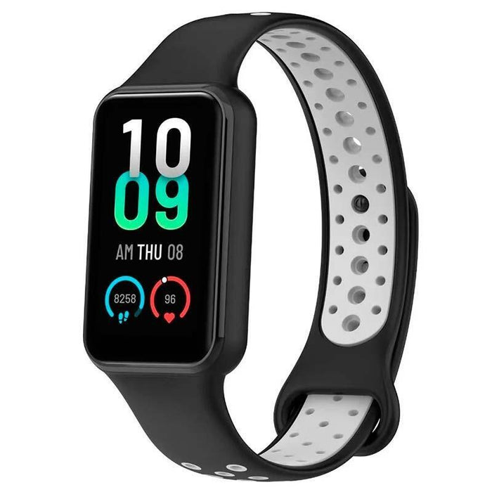 Correa Xiaomi Mi Smart Band 8 Active / Redmi Smart Band 2 Dual Color Negro+Gris