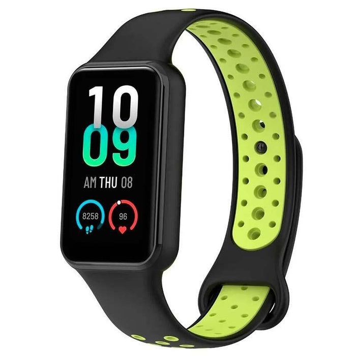 Correa Xiaomi Mi Smart Band 8 Active / Redmi Smart Band 2 Dual Color Negro+Verde