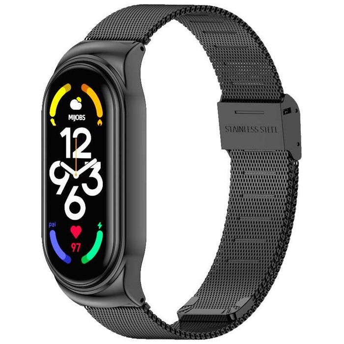 Correa Xiaomi Smart Band 7 Milanesa Clip Negro