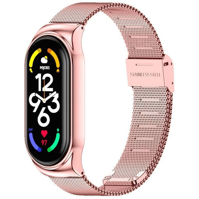 Correa Xiaomi Smart Band 7 Milanesa Clip Rosa