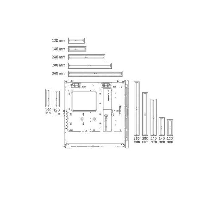 Cougar Caja Miditorre Airface Pro Rgb White