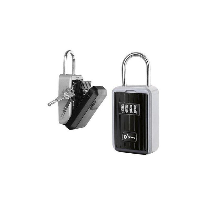 Cromad Caja De Seguridad Para Llaves - Combinacion Personalizable De 4 Digitos - Gancho