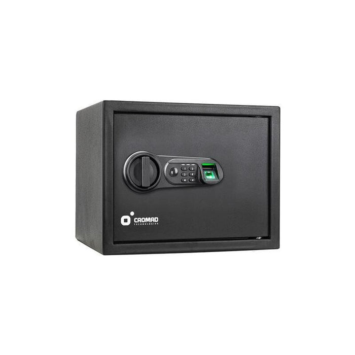 Cromad Caja Fuerte Electronica - Alto Nivel De Seguridad - De 4 A 8 Digitos - Huella Dactilar - Bisagras Ocultas -