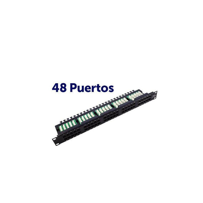 Cromad Patch Panel 48 Puertos Krone Cat 6 1u Utp 19"
