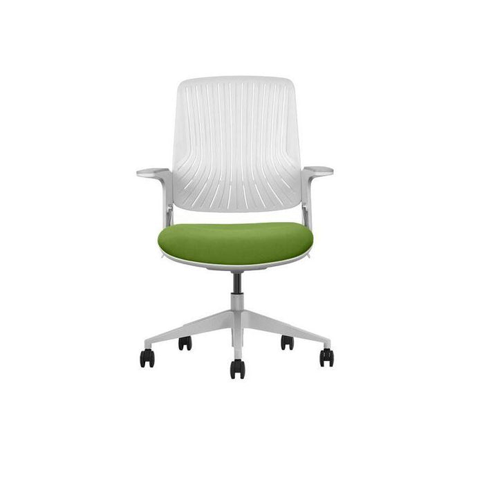 Cromad Senior Se1800 Silla De Oficina - Altura Ajustable Con Elevador De Gas De Grado 4 - Respaldo De Material