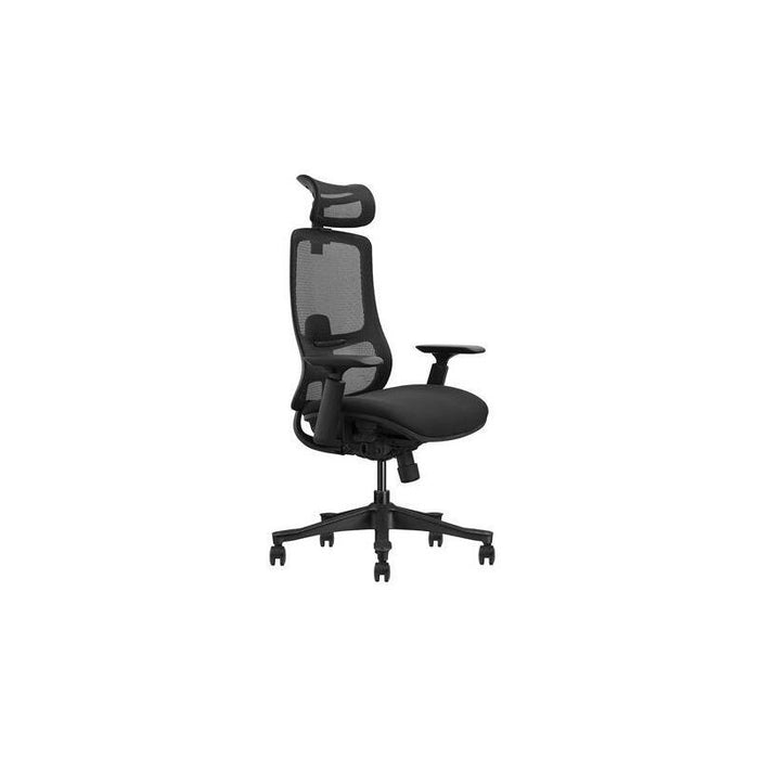 Cromad Silla De Oficina Senior Se1300 Reposacabezas Cervical Regulable - Respaldo Ajustable - Reposabrazos Ajustable 3d Negro