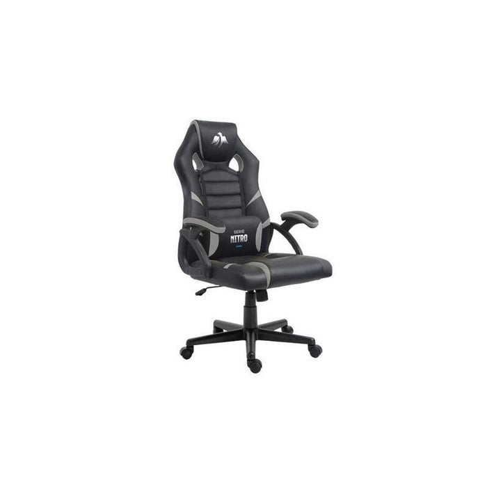 Cromad Silla Gaming - Materiales Premium - Base De Nailon - Piston De Clase 2 - Altura Regulable - Incluye Cojin Lumbar