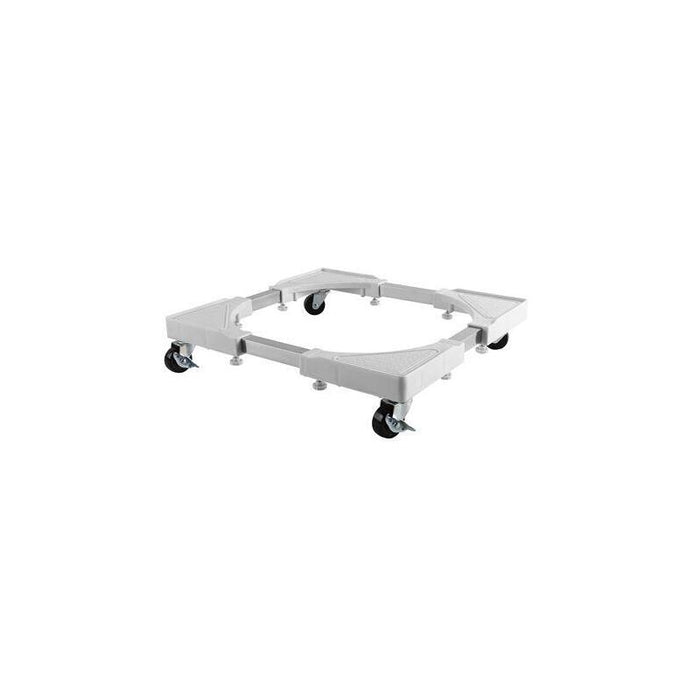 Cromad Soporte/Base Ajustable Con Ruedas Para Nevera Y Lavadoras - Color Blanco