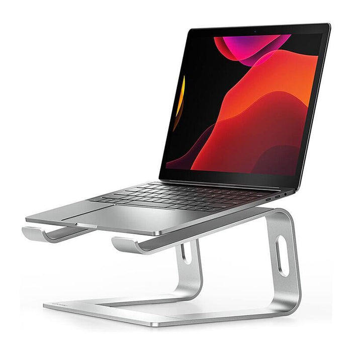 Crong Alubench  Ergonomiczna Podstawka Pod Laptopa Z Aluminium (Srebrny)