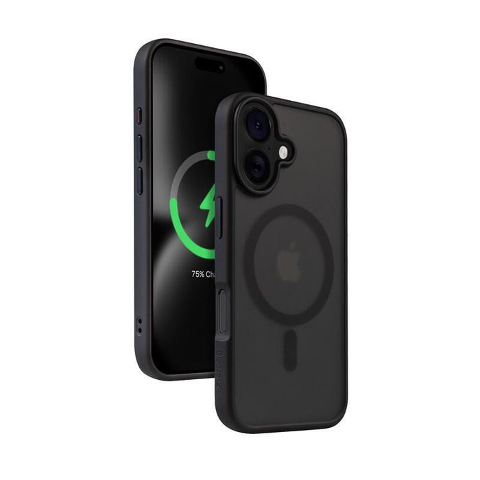 Crong Hybrid Frost Mag Cover Do Do Iphone 16 Negro