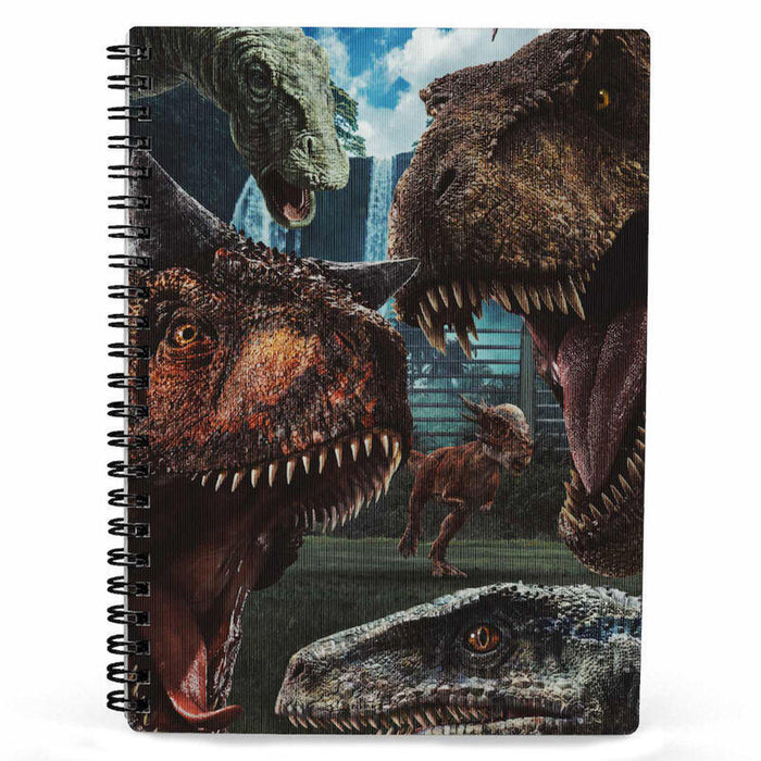 Cuaderno 3d Selfie Jurassic World