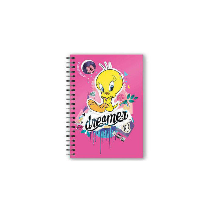 Cuaderno A5 3d Piolin Looney Tunes