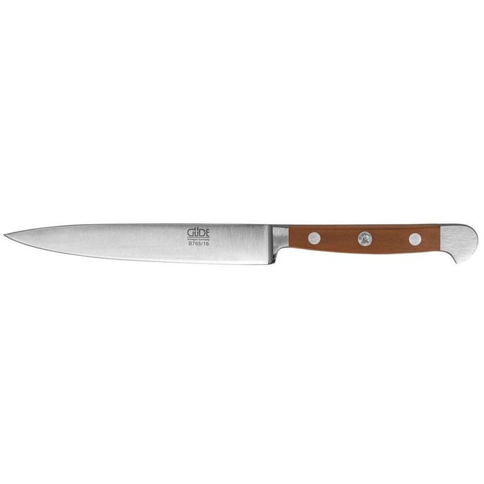 Cuchillo Universal Alpha Gde 16 Cm Madera De Peral