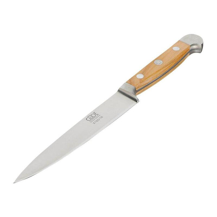 Cuchillo Universal Gde Alpha 16 Cm Madera De Olivo